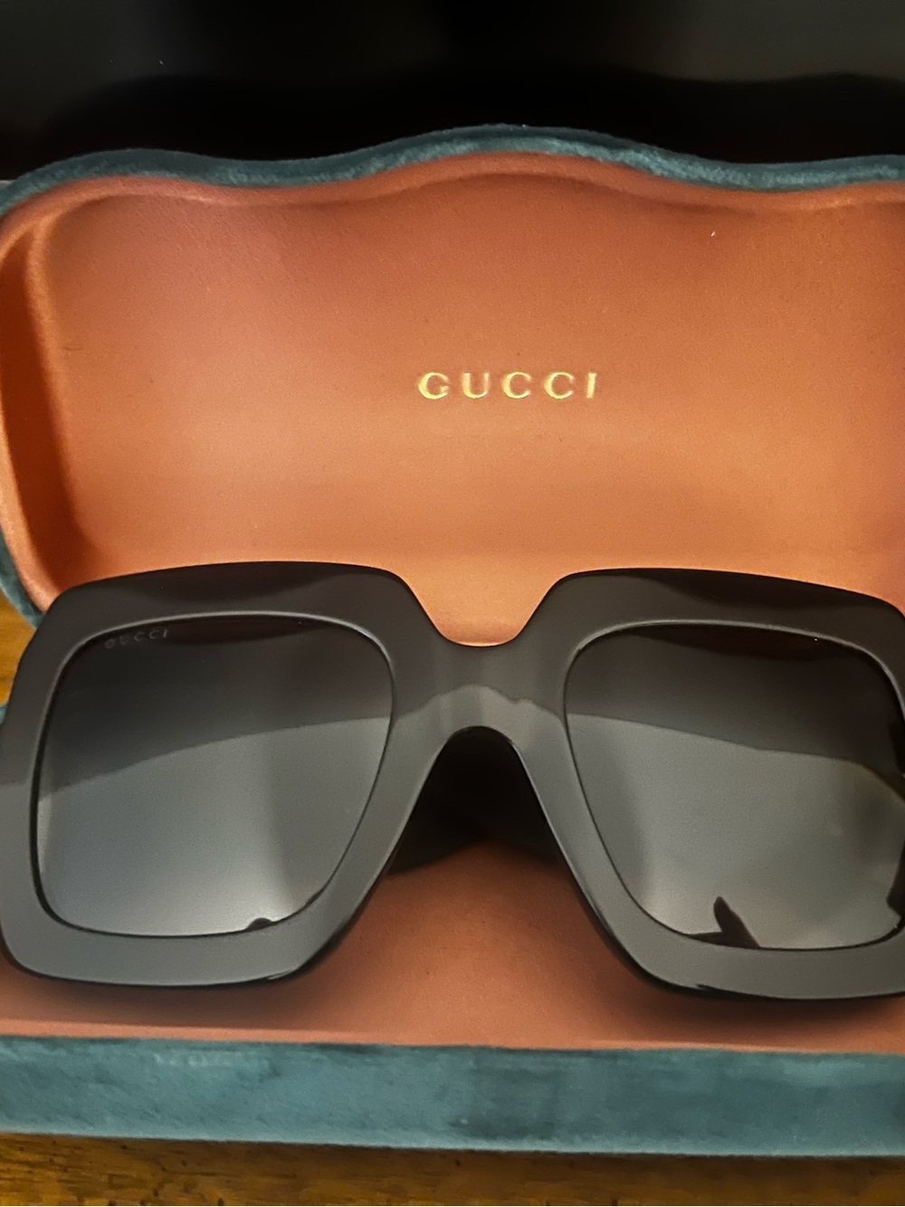 Gucci Oversized Square Sunglasses in Black